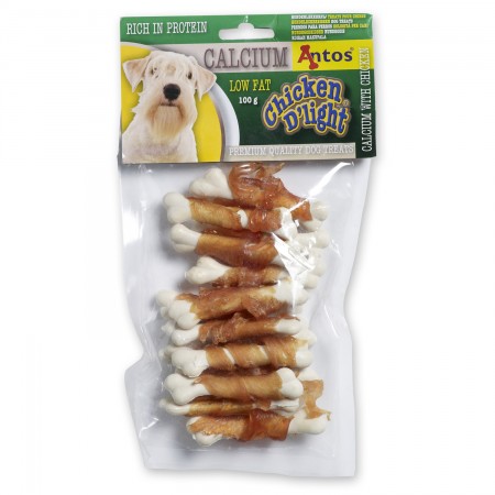 Лакомства Chicken D'light различни видове от Antos, Холандия, 100 гр