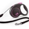Автоматични поводи flexi Black Design М 20кг, въже