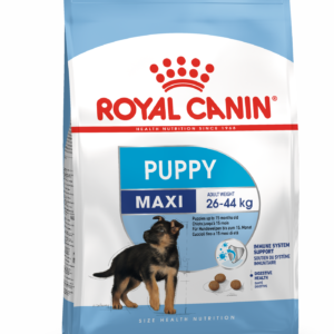 PACKSHOT-PUPPY-MAXI_SHN17_High_Res.___Print_52766 СУХА ХРАНА ЗА ПОДРАСТВАЩИ КУЧЕНЦА от 2- до 15-месечна възраст ROYAL CANIN® MAXI PUPPY