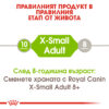 Пълноценна суха храна за кучета от миниатюрни породи ROYAL CANIN® X-SMALL ADULT