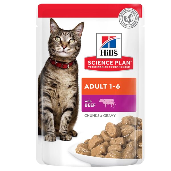 Hill's Science Plan Feline Adult пауч пълноценна храна за котки над 1 година, 85гр.
