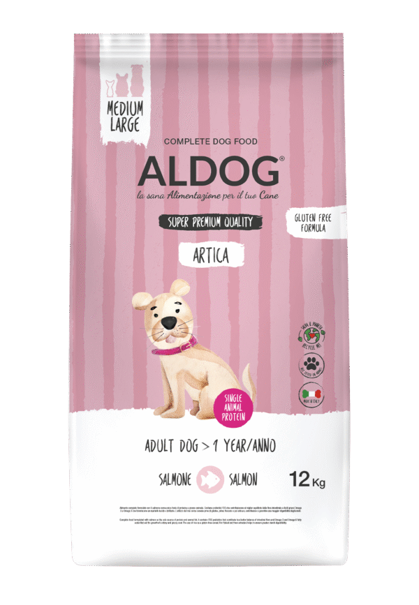 Aldog Arctica Medium/Large - безглутенова, суперпремиум формула със сьомга и ориз