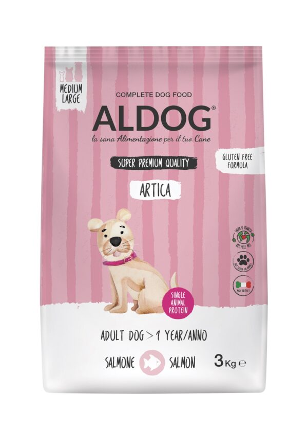 Aldog Arctica Medium/Large - безглутенова, суперпремиум формула със сьомга и ориз