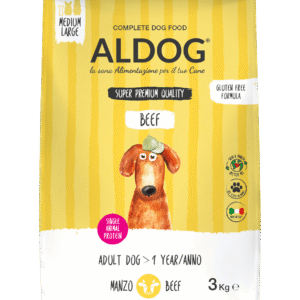 Aldog Beef Medium/Large - безглутенова, суперпремиум формула с телешко и ориз