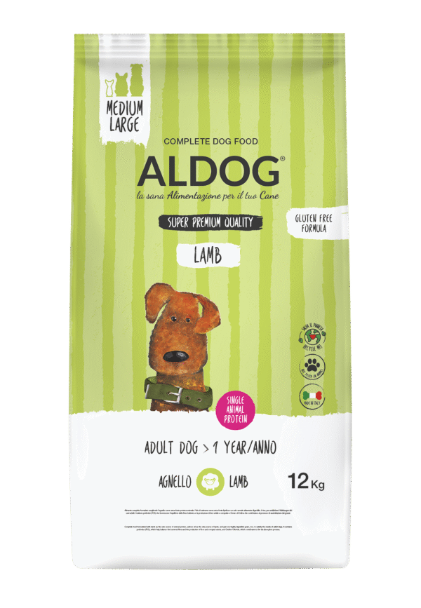 Aldog Lamb Medium/Large - безглутенова, суперпремиум формула с агнешко и ориз