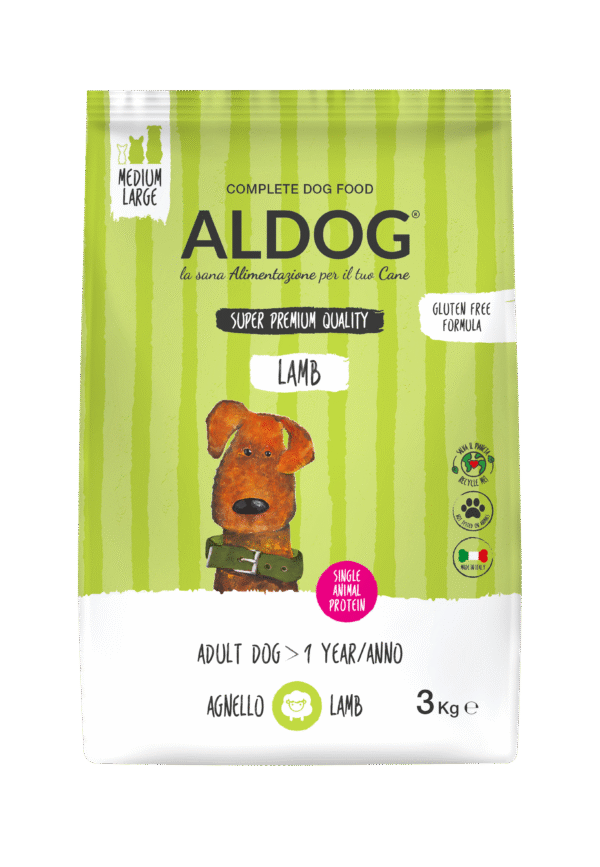 Aldog Lamb Medium/Large - безглутенова, суперпремиум формула с агнешко и ориз