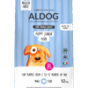 Aldog_PJ PORK_12kg_ML_fronte Aldog Puppy/Junior Pork Medium/Large - безглутенова, суперпремиум формула за подрастващи кученца. Свинско и ориз