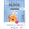 Aldog_PJ PORK_3kg_ML_fronte Aldog Puppy/Junior Pork Medium/Large - безглутенова, суперпремиум формула за подрастващи кученца. Свинско и ориз